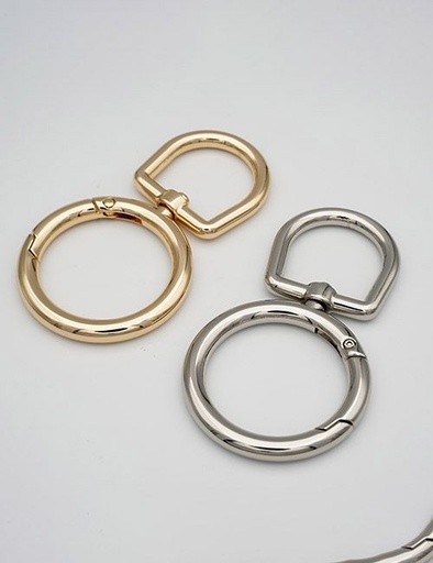 [WEB5041] 1"(25MM),旋转尾环钩扣钥匙扣万向狗扣链条扣,锌合金,WEB5041