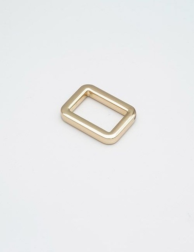 [VDA5002] 5/8"(15MM), anneaux rectangulaires, alliage de zinc, VDA5002
